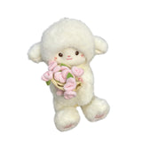 Maxbell Sheep Plush Toy Figure Supplies Ornament for Party Childrens Day Collectible Pink