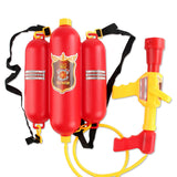Maxbell Firefighter Water Spray Toy Set Summer Role Playing for Party Backyard Beach 3pcs