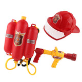 Maxbell Firefighter Water Spray Toy Set Summer Role Playing for Party Backyard Beach 2pcs