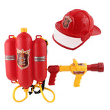 Maxbell Firefighter Water Spray Toy Set Summer Role Playing for Party Backyard Beach 2pcs