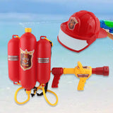 Maxbell Firefighter Water Spray Toy Set Summer Role Playing for Party Backyard Beach 2pcs
