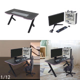 Maxbell 1:12 Scale Dollhouse Miniature Furniture Decorative Sturdy Esports Furniture Table