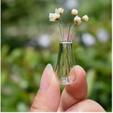 Maxbell 2x Dollhouse Miniature Vases Lovely Vase Model Jar for Adults Teenagers Kids