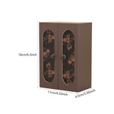 Maxbell 1:12 Scale Dollhouse Wardrobe Decor Accessories for Girls Boys Children Kids Brown