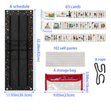 Maxbell Kids Visual Schedule Chart Multiuse Learning Materials for Teaching Supplies