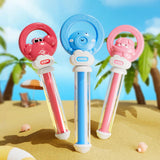 Maxbell Outdoor Water Spray Toy Portable Water Fighting Game for Beach Lawn Children pink