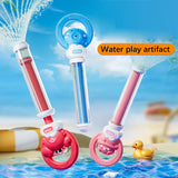 Maxbell Outdoor Water Spray Toy Portable Water Fighting Game for Beach Lawn Children pink