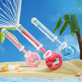 Maxbell Outdoor Water Spray Toy Portable Water Fighting Game for Beach Lawn Children pink