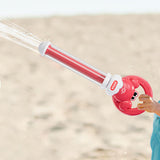 Maxbell Outdoor Water Spray Toy Portable Water Fighting Game for Beach Lawn Children red