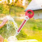 Maxbell Outdoor Water Spray Toy Portable Water Fighting Game for Beach Lawn Children red