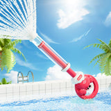 Maxbell Outdoor Water Spray Toy Portable Water Fighting Game for Beach Lawn Children red