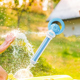 Maxbell Outdoor Water Spray Toy Portable Water Fighting Game for Beach Lawn Children blue