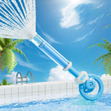 Maxbell Outdoor Water Spray Toy Portable Water Fighting Game for Beach Lawn Children blue