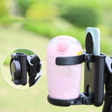 Maxbell Universal Stroller Cup Holder Stroller Accessories for Trolley Scooter Black
