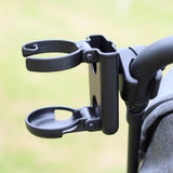 Maxbell Universal Stroller Cup Holder Stroller Accessories for Trolley Scooter Black