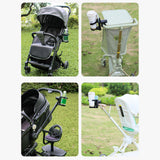 Maxbell Universal Stroller Cup Holder Stroller Accessories for Trolley Scooter Black