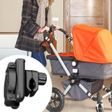 Maxbell Universal Stroller Cup Holder Stroller Accessories for Trolley Scooter Black