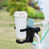 Maxbell Universal Stroller Cup Holder Stroller Accessories for Trolley Scooter Black