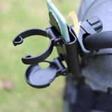 Maxbell Universal Stroller Cup Holder Stroller Accessories for Trolley Scooter Black