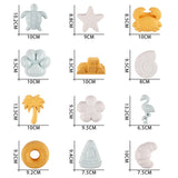 Maxbell 21Pcs Bucket and Spade Castle Sand Toys Travel Beach Toys for Children Gifts