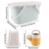 Maxbell 21Pcs Bucket and Spade Castle Sand Toys Travel Beach Toys for Children Gifts