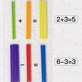 Maxbell Wooden Board Game Colorful Wooden Sticks Game Interactive for Preschool