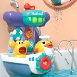 Maxbell Baby Bath Shower Toy Versatile Decoration Baby Water Toy for Children Infant Blue