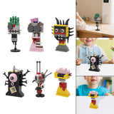 Maxbell Action Figure Building Blocks Room Decoration for Kids Ages 3+ Year Old Fans Green