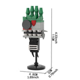 Maxbell Action Figure Building Blocks Room Decoration for Kids Ages 3+ Year Old Fans Green