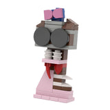 Maxbell Action Figure Building Blocks Room Decoration for Kids Ages 3+ Year Old Fans Pink