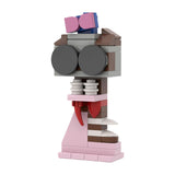 Maxbell Action Figure Building Blocks Room Decoration for Kids Ages 3+ Year Old Fans Pink