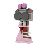 Maxbell Action Figure Building Blocks Room Decoration for Kids Ages 3+ Year Old Fans Pink