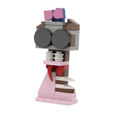 Maxbell Action Figure Building Blocks Room Decoration for Kids Ages 3+ Year Old Fans Pink