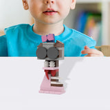 Maxbell Action Figure Building Blocks Room Decoration for Kids Ages 3+ Year Old Fans Pink