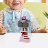 Maxbell Action Figure Building Blocks Room Decoration for Kids Ages 3+ Year Old Fans Pink