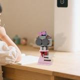 Maxbell Action Figure Building Blocks Room Decoration for Kids Ages 3+ Year Old Fans Pink