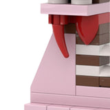 Maxbell Action Figure Building Blocks Room Decoration for Kids Ages 3+ Year Old Fans Pink