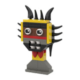 Maxbell Action Figure Building Blocks Room Decoration for Kids Ages 3+ Year Old Fans Yellow Black