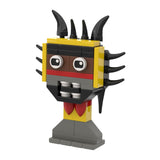 Maxbell Action Figure Building Blocks Room Decoration for Kids Ages 3+ Year Old Fans Yellow Black