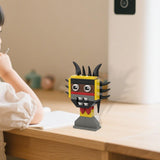 Maxbell Action Figure Building Blocks Room Decoration for Kids Ages 3+ Year Old Fans Yellow Black