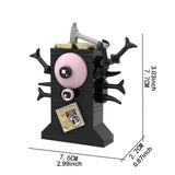 Maxbell Action Figure Building Blocks Room Decoration for Kids Ages 3+ Year Old Fans Black