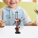 Maxbell Action Figure Building Blocks Room Decoration for Kids Ages 3+ Year Old Fans Grey