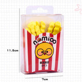 Maxbell Cute French Fries Chips Eraser Student Prizes Children Gifts School Supplies