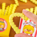 Maxbell Cute French Fries Chips Eraser Student Prizes Children Gifts School Supplies