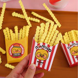 Maxbell Cute French Fries Chips Eraser Student Prizes Children Gifts School Supplies
