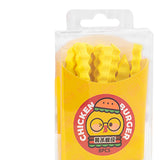 Maxbell Cute French Fries Chips Eraser Student Prizes Children Gifts School Supplies