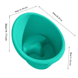 Maxbell Kids Bath Bucket Anti Slip Comfortable Kids Bath Tub for Gifts Kids Children Lake Blue