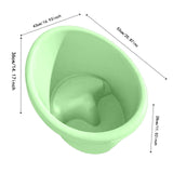 Maxbell Kids Bath Bucket Anti Slip Comfortable Kids Bath Tub for Gifts Kids Children Green