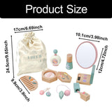 Maxbell Play Makes up Beauty Set Gifts Princess Makeup Kit for Ages 3-6 Little Girls