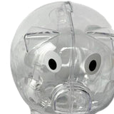 Maxbell Piggy Bank Transparent Home Decor Craft for Kids Great Gift Unique Money Pot